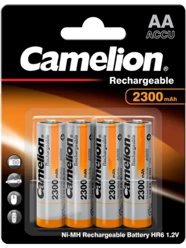 Акумулаторни батерии АА Camelion Rechargeable AA - 2300 mAh - BL4