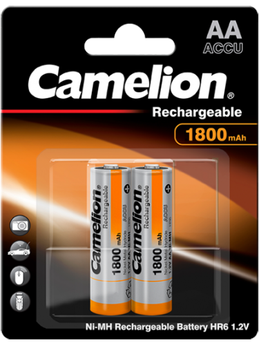 Акумулаторни батерии АА Camelion Rechargeable AA - 1800 mAh