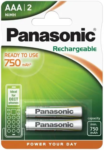 Акумулаторни батерии AAA за телефон Panasonic AAA - 750 mAh