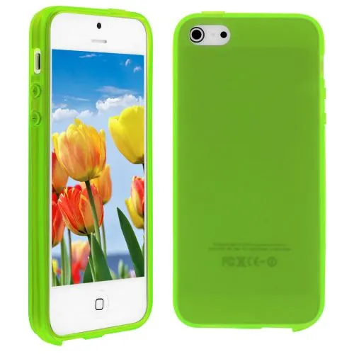 Silicon Case for iPhone 5S/5G Neon Green