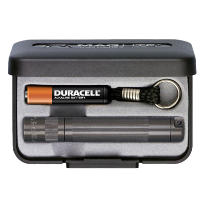 Мини фенерче за ключодържател MagLite Solitaire - тъмно сив