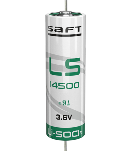 Батерия 14500 Saft LS14500-CNA AA 3,6V 2600 mAh с аксиален накрайник