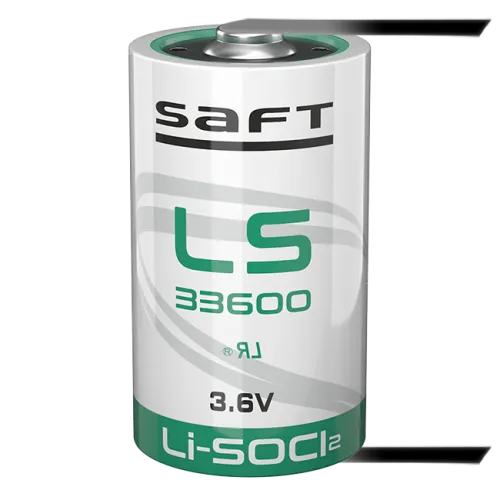 Батерия LS 33600 Li-SOCl2 Saft ER-D 3.6V 17000mAh с U-пластини