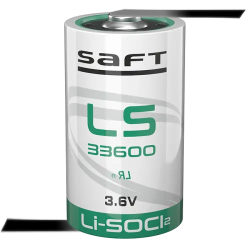 Батерия LS 33600 Li-SOCl2 Saft ER-D 3.6V 17000mAh със Z пластини