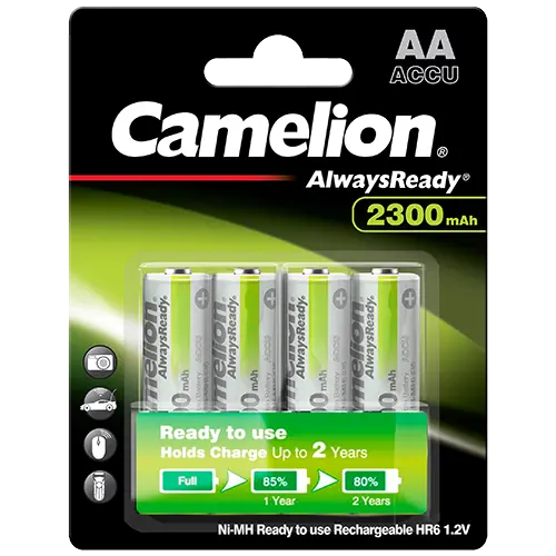 Акумулаторни батерии АА Camelion Always Ready AA - 2300 mAh BL4
