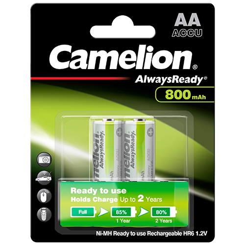 Акумулаторни батерии АА Camelion Always Ready AA - 800 mAh