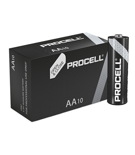 Алкални батерии АА Duracell Procell MN1500 AA - 10 броя