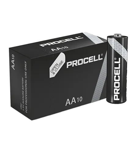 Алкални батерии АА Duracell Procell MN1500 AA - 10 броя