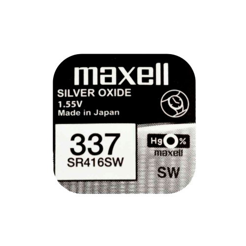 Батерия за микрослушалка 337 Maxell 337 SR416SW - 1.55V