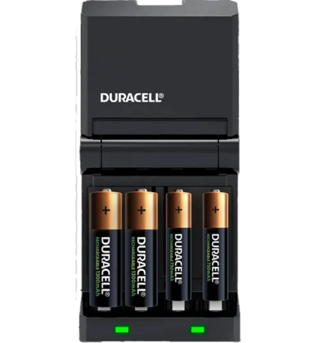 Зарядно устройство Duracell 45min.+ 2xAA 1300mAh + 2xAAA 750mAh