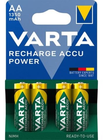 Акумулаторни батерии АА Varta Power AA - 1350 mAh - 1.2V