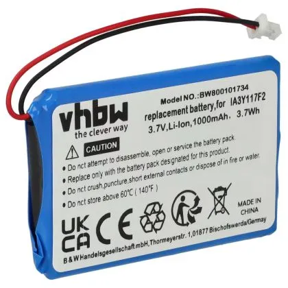 Батерия за навигация Garmin Quest  - 3.7V, 1000 mAh