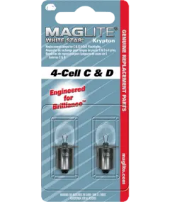 Оригинални крушки за фенер Maglite с 4 батерии С или D