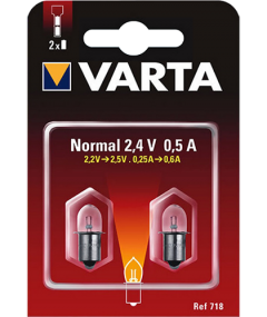 Аргонови крушки за фенер Varta V718 2.4V - стик