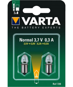 2 Крушки за фенер Varta V720 3.7V 0.3A
