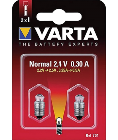 Крушки за фенер Varta V701 2.4V - резба