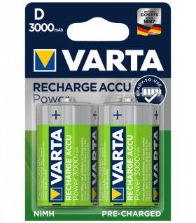 Акумулаторни батерии Varta Ready2Use D 3000mAh 2бр.