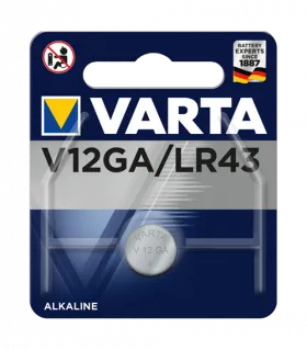 Алкална батерия LR43 Varta V12GA LR43 1.5V