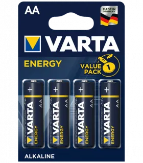 Алкални батерии АА Varta Energy AA