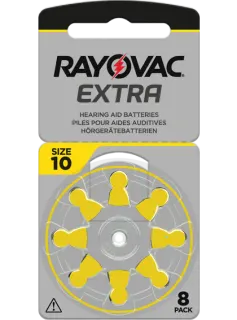 8 Батерии за слухов апарат 10 Extra Advance - Rayovac