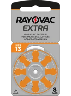 8 Батерии за слухов апарат 13 Rayovac Extra Advance -  PR48