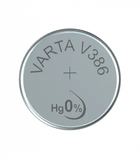 Батерия за часовник 386 - SR43W - Varta V386 - 1.55V