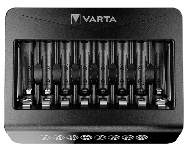 Мулти зарядно LCD устройство Varta за 8 батерии АА или ААА