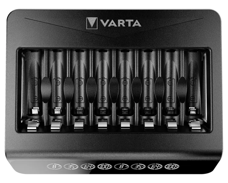 Мулти зарядно LCD устройство Varta за 8 батерии АА или ААА