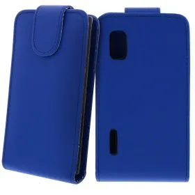 FLIP калъф за LG E610 Optimus L5 Dark Blue