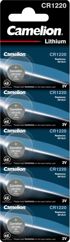 Литиеви батерии CR1220 Camelion CR1220 - 3V