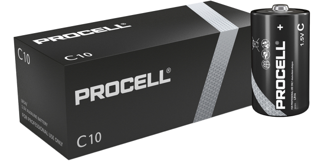 Алкални батерии LR14 C Duracell Procell MN1400 10-Pack