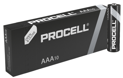 Алкални батерии ААА Duracell Procell MN2400 AAA - 10 броя