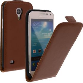 FLIP калъф за Samsung Galaxy S4 mini Естествена кожа Brown