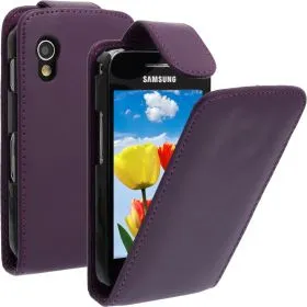 FLIP калъф за Samsung Galaxy ACE GT-S5830 Purple
