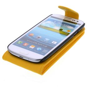 FLIP калъф за Samsung Galaxy S3 i9300 Yellow (Nr 9)