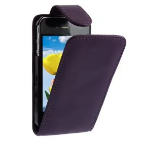 FLIP калъф за iPhone 4 4S Purple (Nr 33)