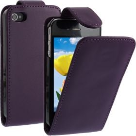 FLIP калъф за iPhone 4 4S Purple (Nr 33)