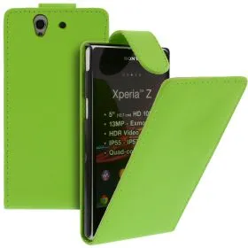 FLIP калъф за Sony Xperia Z Green
