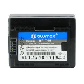 Батерия за Canon BP-718 1700mAh + зарядно устройсво - Blumax