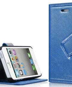 Blumax PU Wallet Bookstyle Case iPhone 5 Turquoise