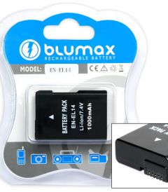 Blumax батерия за Nikon EN-EL14 decoded 950mAh