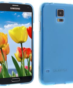 Силиконов кейс за Samsung Galaxy S5 light blue