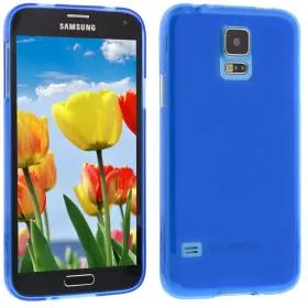 Силиконов кейс за Samsung Galaxy S5 blue