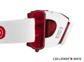 Челник за глава LED LENSER SEO5 - червен