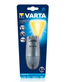 Фенер Varta 17682 Rechargeable Direct Plug In LED + NiMHAccu