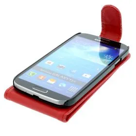 Flip Case for Samsung Galaxy S4/i9500 Red (Nr:7)