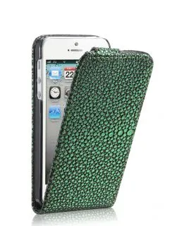 Калъф за телефон iPhone 5 Strass Look Green