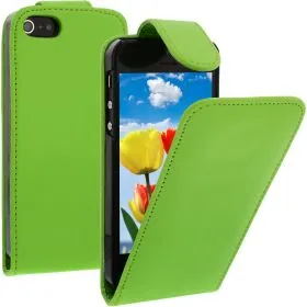 FLIP калъф за iPhone 5 Green (Nr 30)