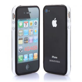 Silicon Case/Bumper for iPhone 4/4S White