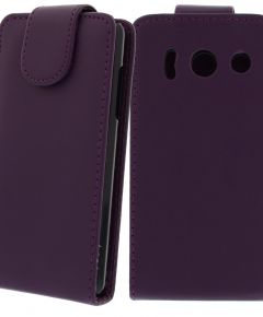 FLIP калъф за Huawei Ascend Y300 Purple